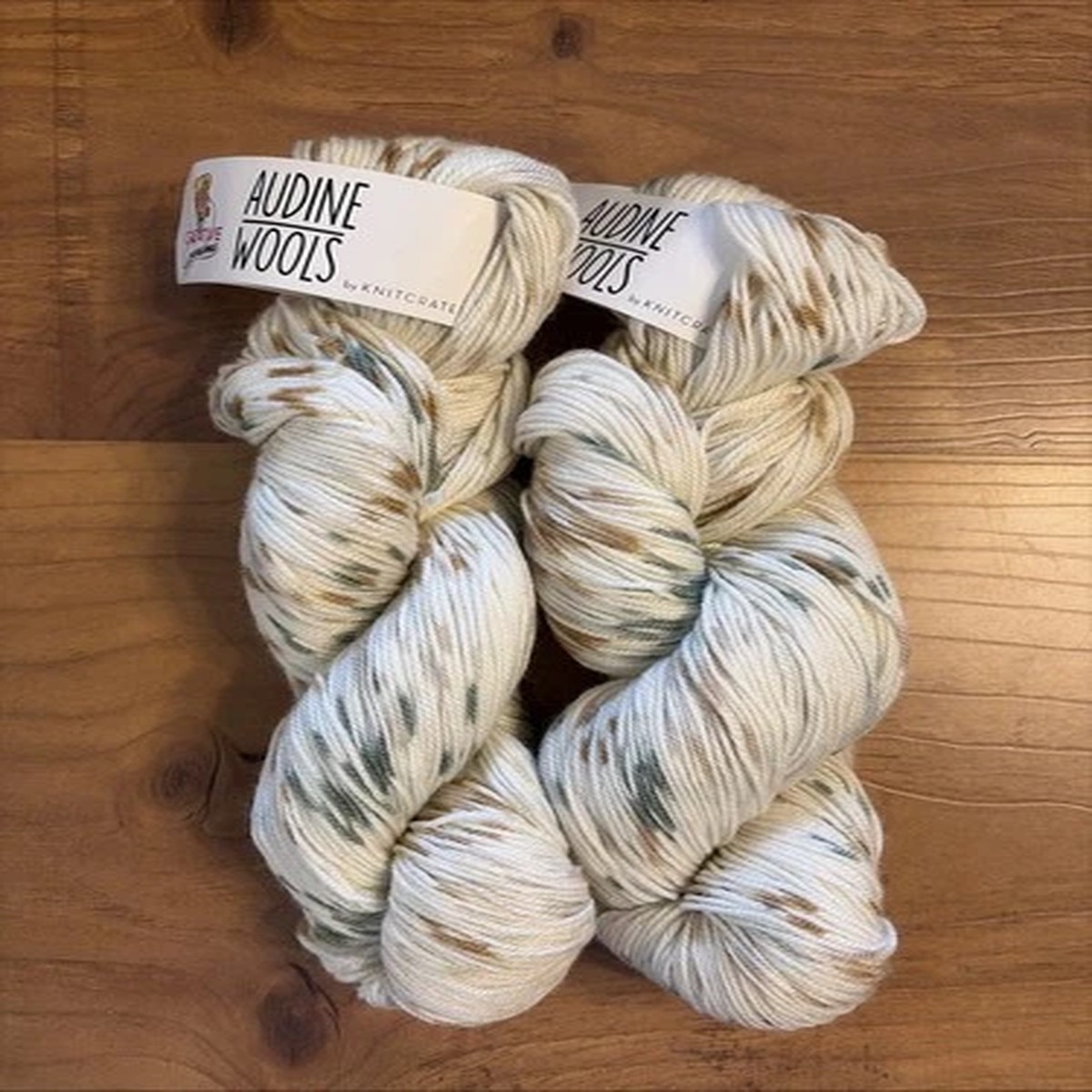 creative-grandma-audine-wools-shine-sport-sprout-wool-blend-yarn-350-yds-x2-new