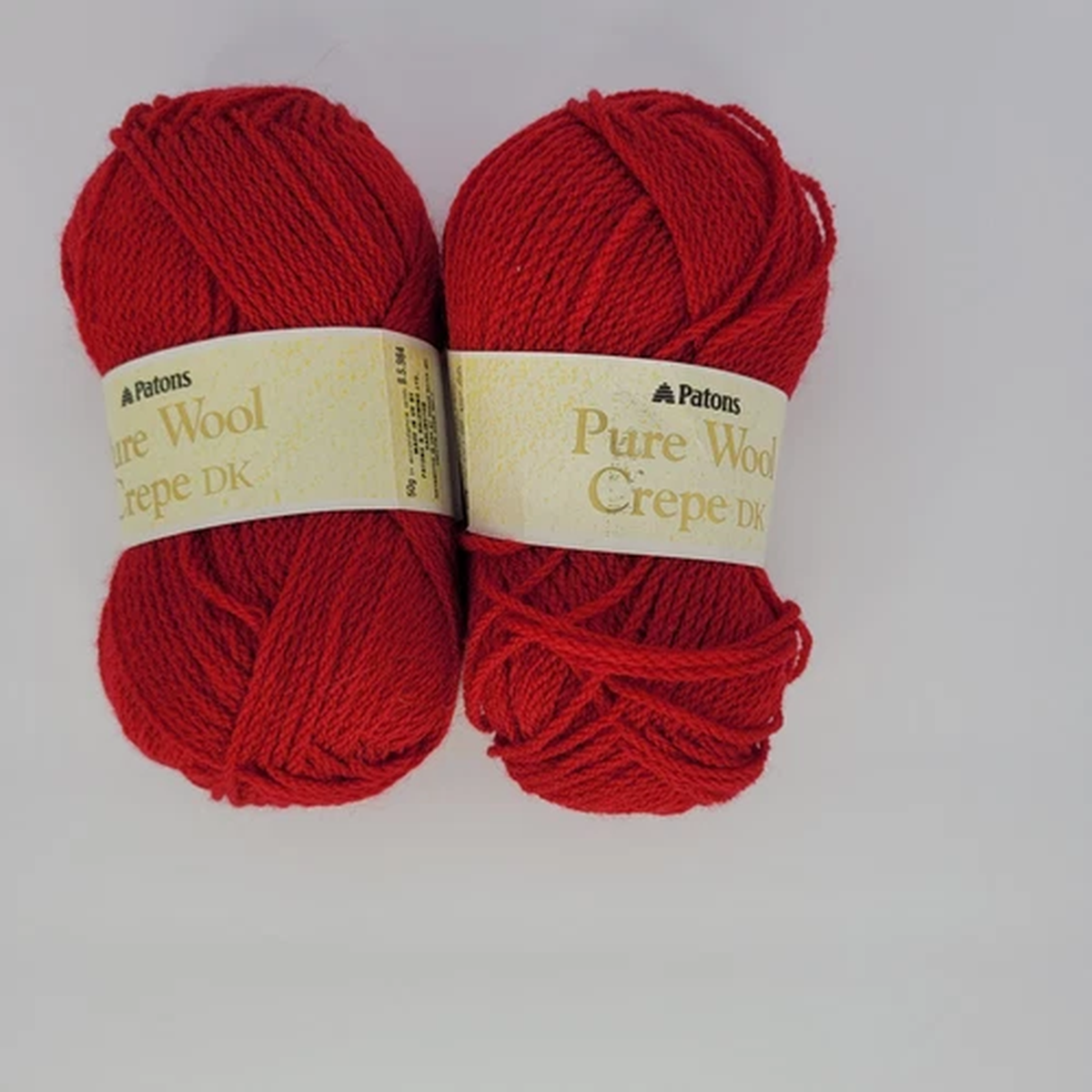 patons-pure-wool-crepe-dk-red-6501-yarn-50-grams-dye-lot-24-2-skeins