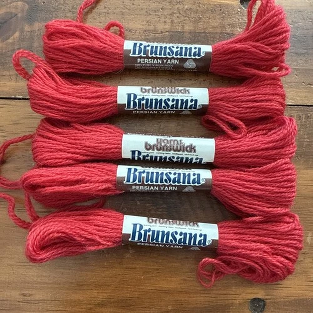 vintage-brunwick-brunsana-persian-yarn-100-wool-red-78107-five-skeins