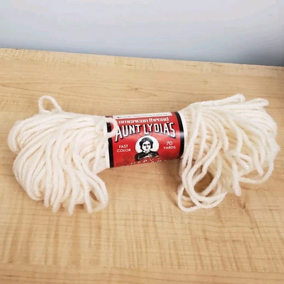 aunt-lydias-heavy-rug-yarn-905-natural-70-yds-100-kodel-polyester-vintage