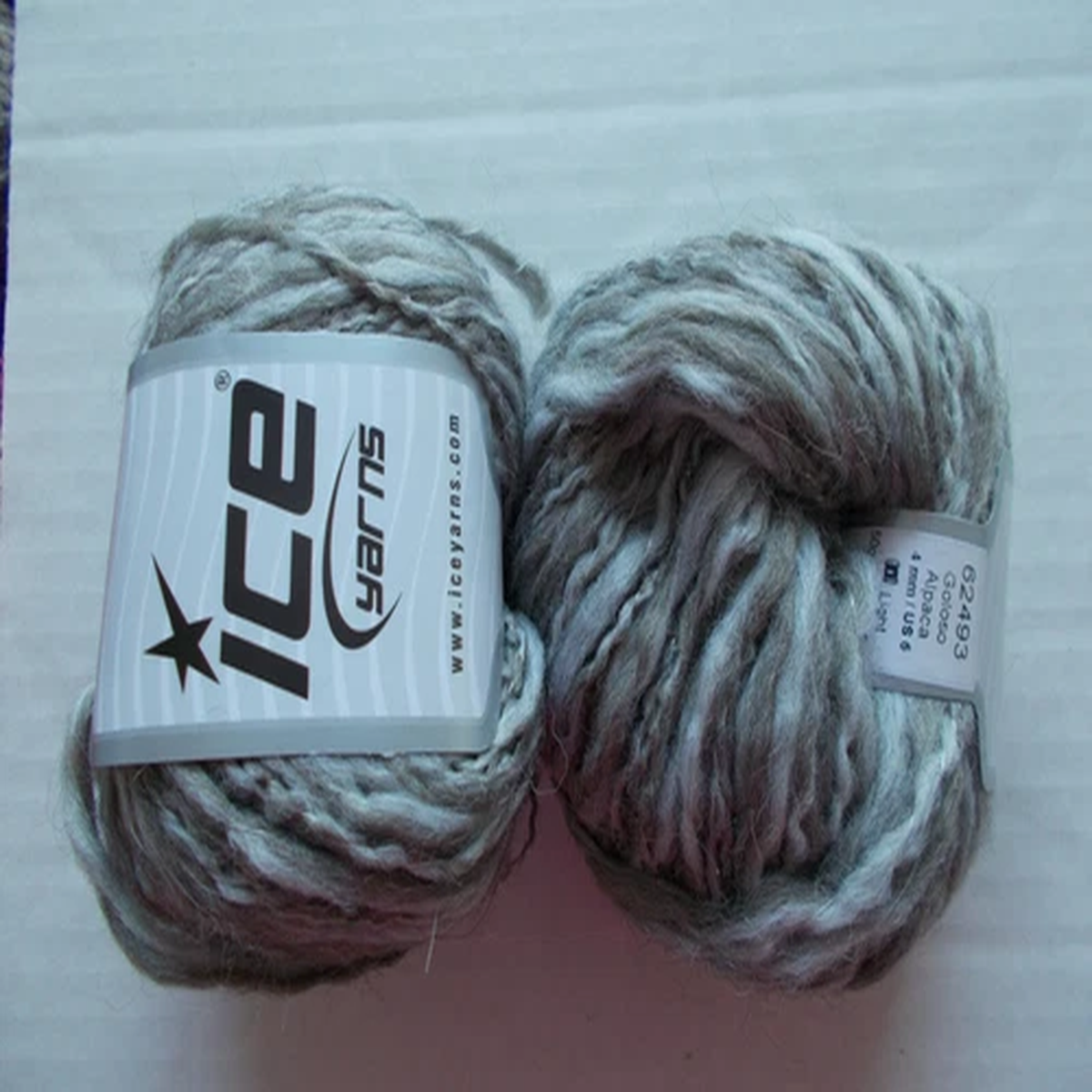 ice-yarns-goloso-alpaca-wool-blend-yarn-camel-gray-lot-of-2-110-yds-ea