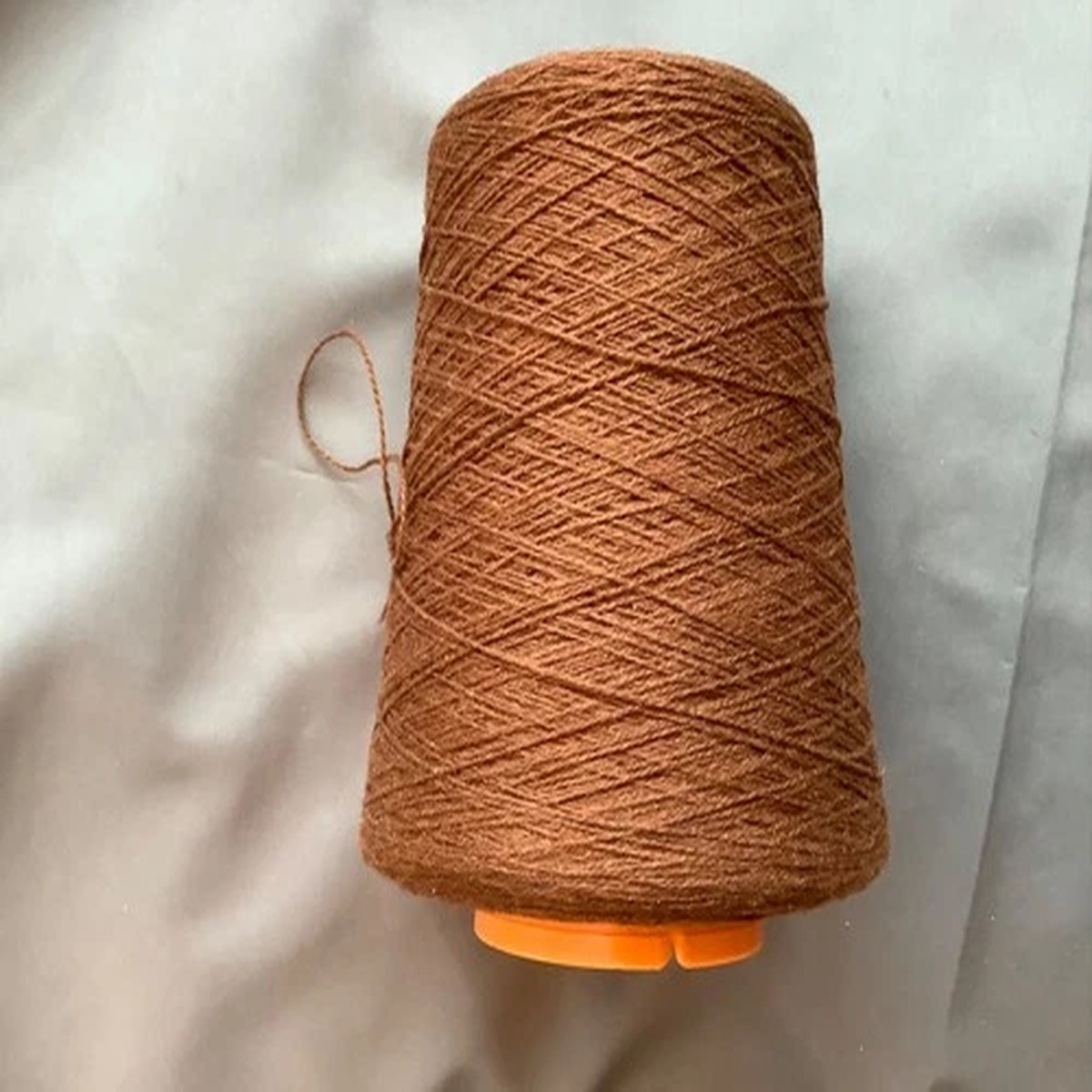 100-cashmere-todd-duncan-yarn-cone-knitting-crochet-1lb-brown-2-14-nm-rare