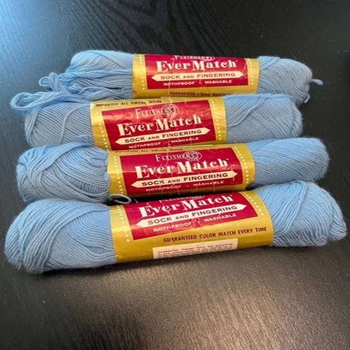 lot-of-4-fleishers-virgin-wool-evermatch-sock-and-fingering-yarn-light-blue-1-oz