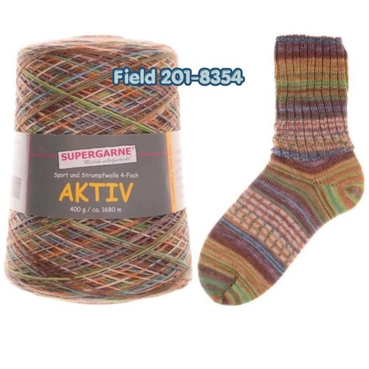 sock-yarn-cone-aktiv-supergarne-400g-self-striping-made-in-italy-field