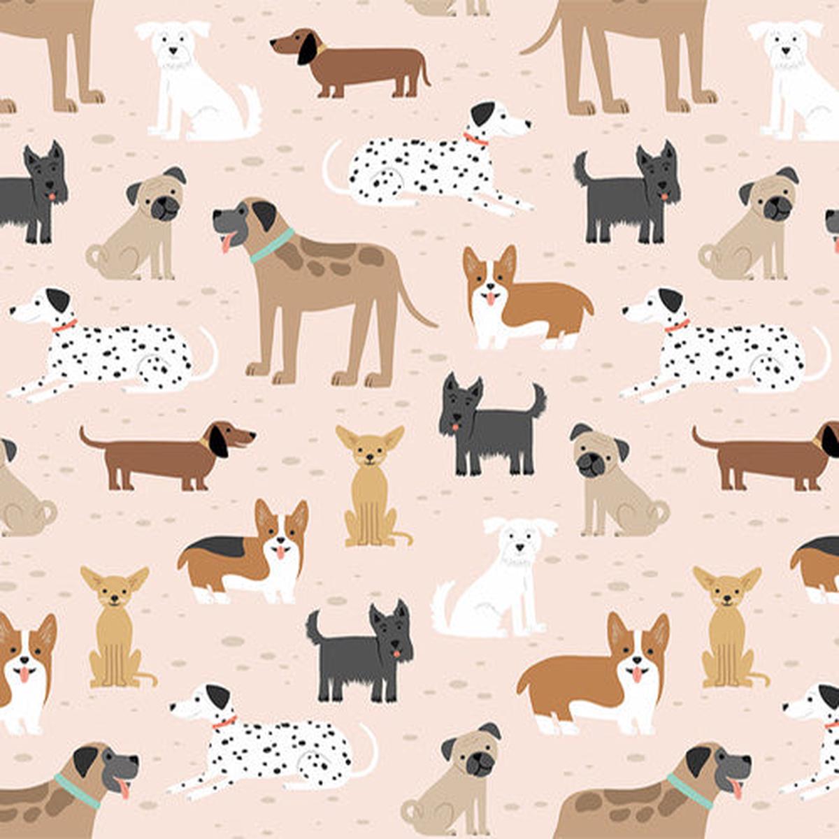 dogs-cotton-flannel-fabric-n-1023-44