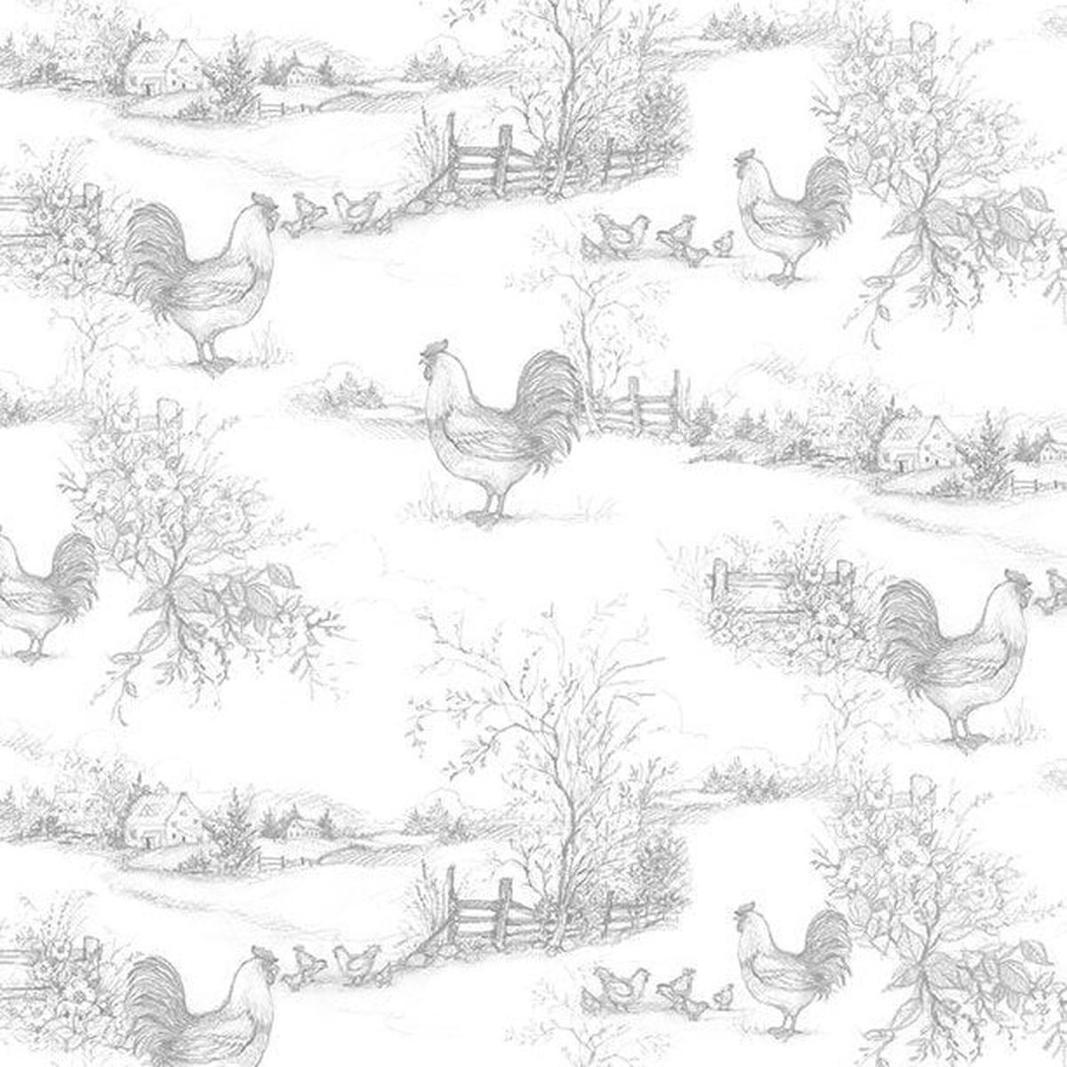 country-blue-collection-rooster-toile-cotton-fabric-39903