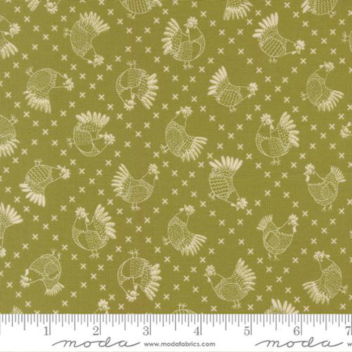 the-henhouse-collection-cross-stitch-chickens-cotton-fabric-48434