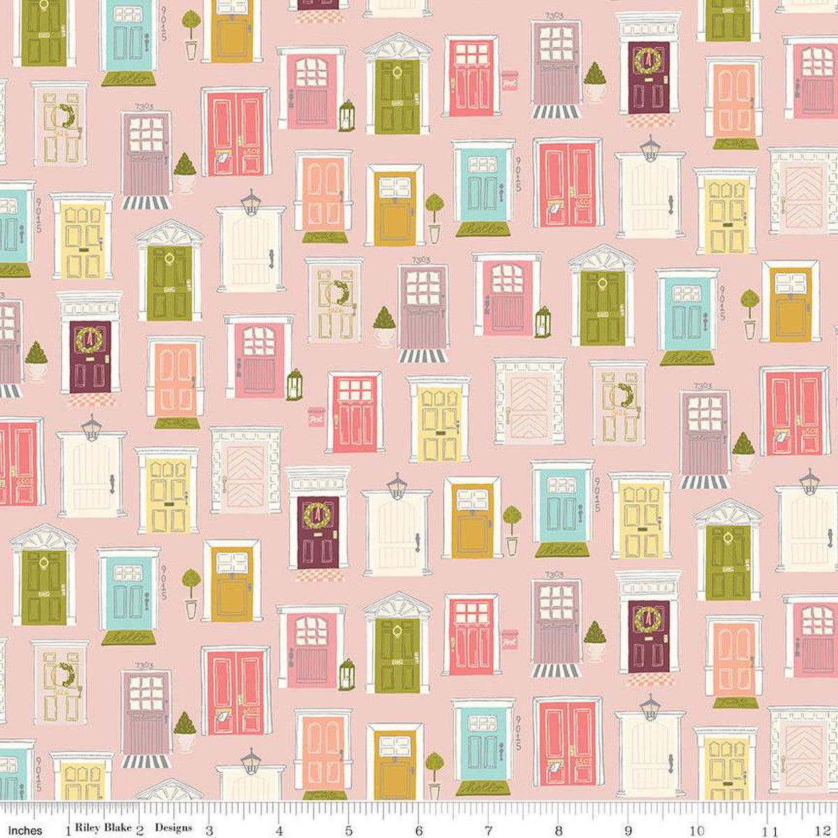 blossom-lane-collection-front-doors-cotton-fabric-c14002