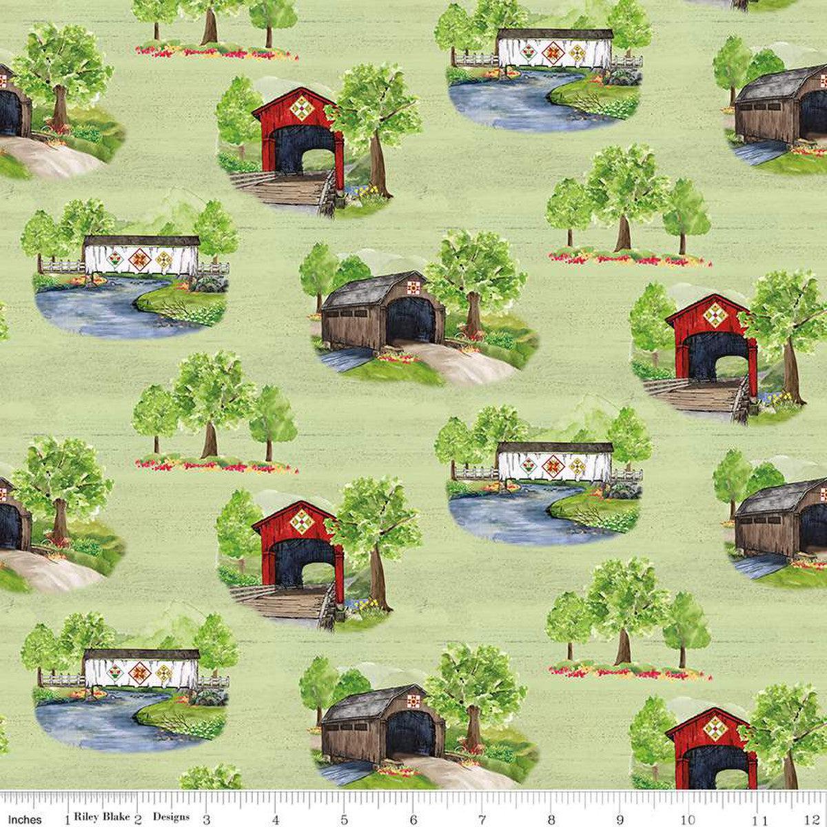 covered-bridges-in-spring-collection-cotton-fabric-cd15820