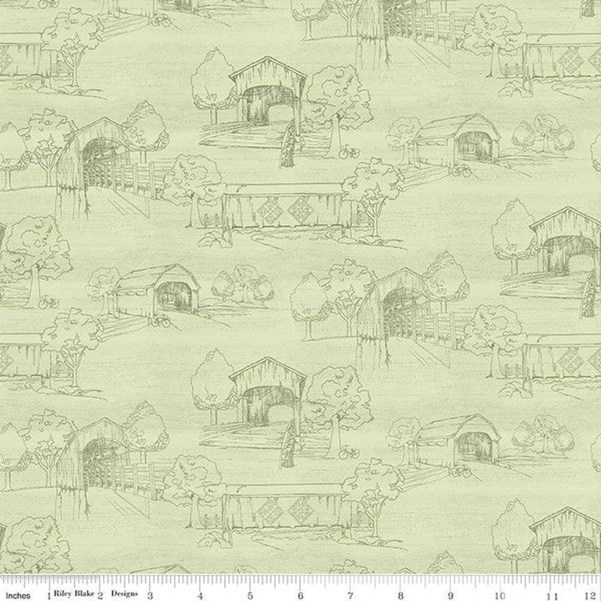 covered-bridges-in-spring-collection-toile-cotton-fabric-cd15821