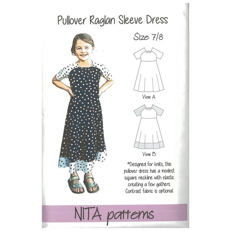 girls-pullover-raglan-sleeve-dress-pattern-raglan-girls