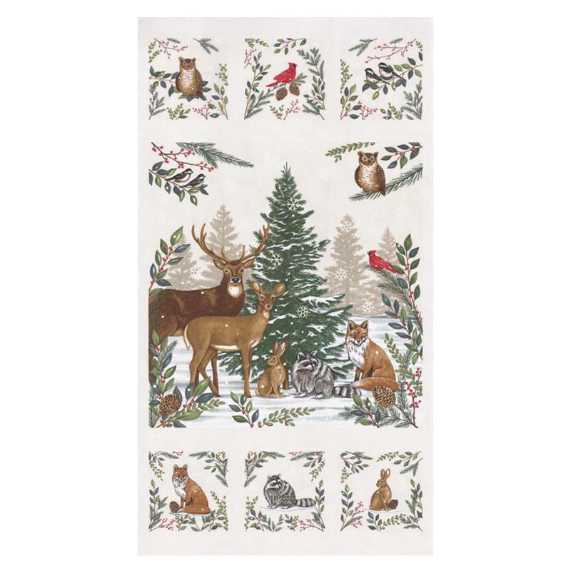woodland-winter-collection-cotton-panel-56099