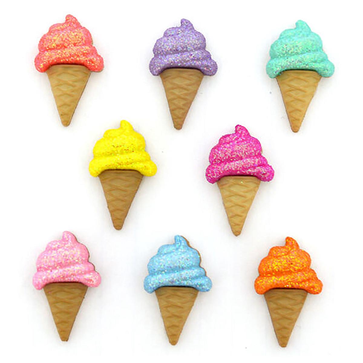 glitter-ice-cream-cones-buttons-4816