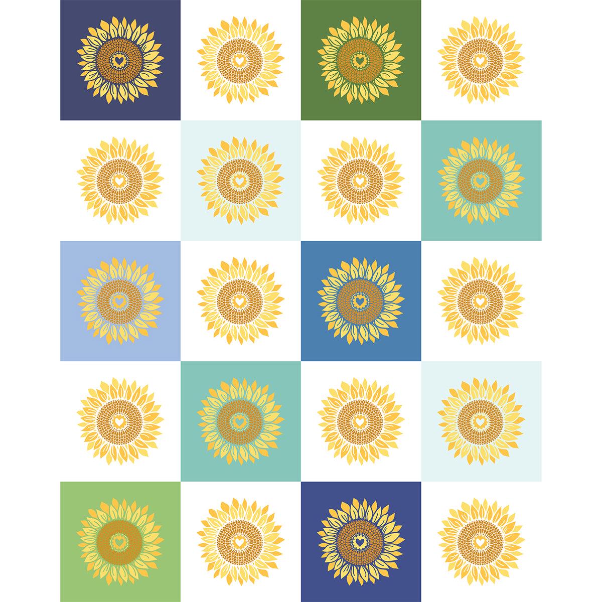 sunflowers-in-my-heart-collection-cotton-fabric-panel-27326-11