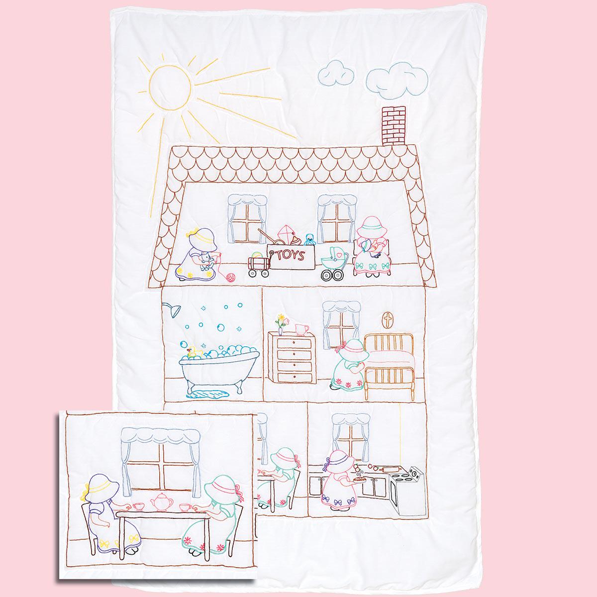 sunbonnet-sue-doll-house-crib-quilt-top-4060-937