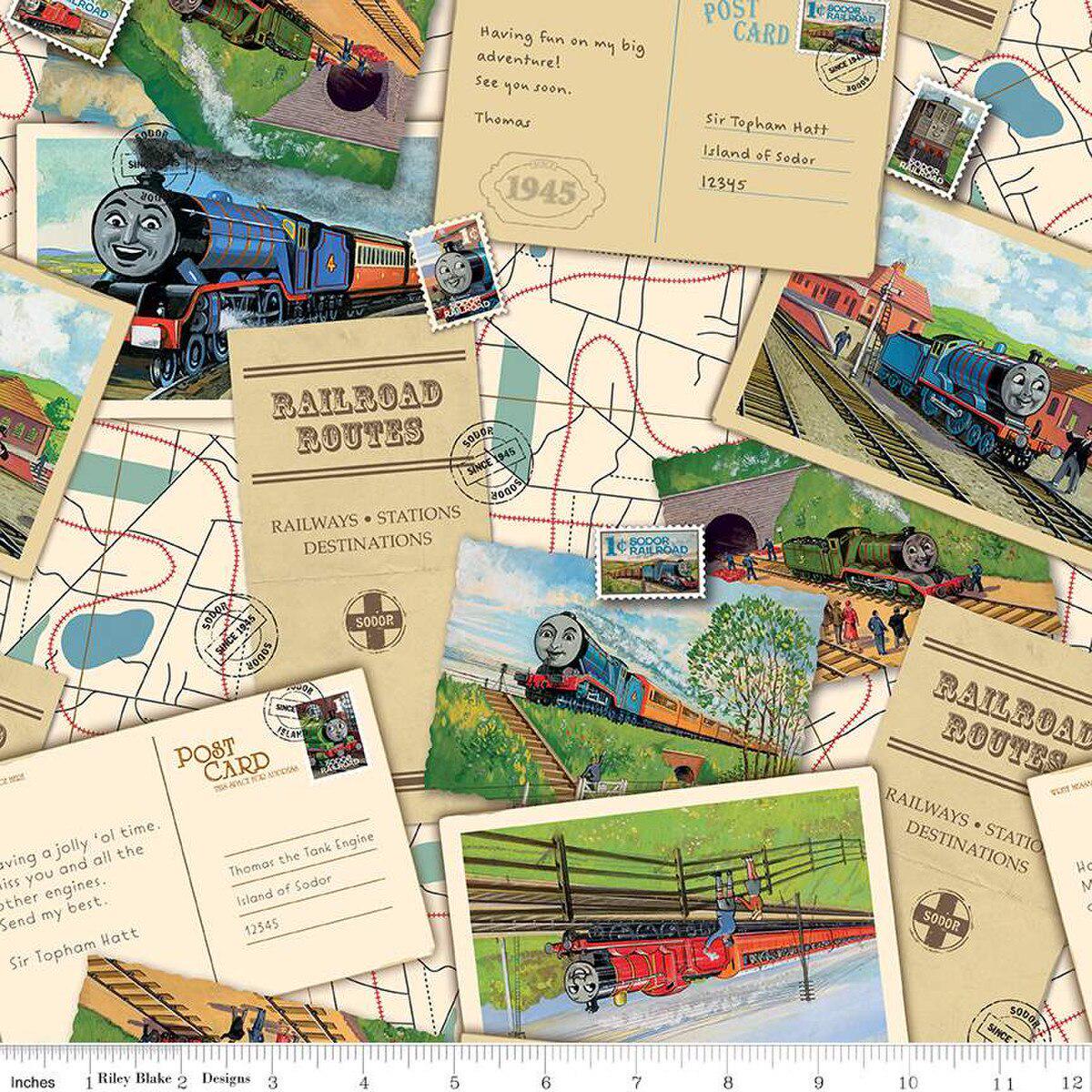 thomas-and-friends-collection-postcard-toss-cotton-fabric-cd17015