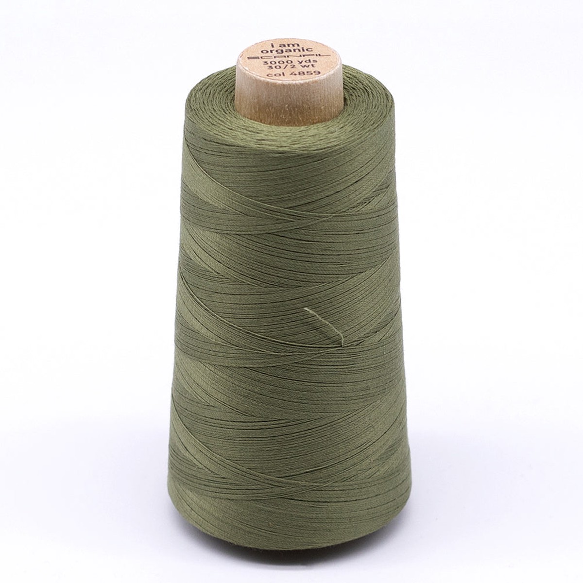 scanfil-30wt-organic-pima-cotton-thread-3000-yd-cone-4859-sage