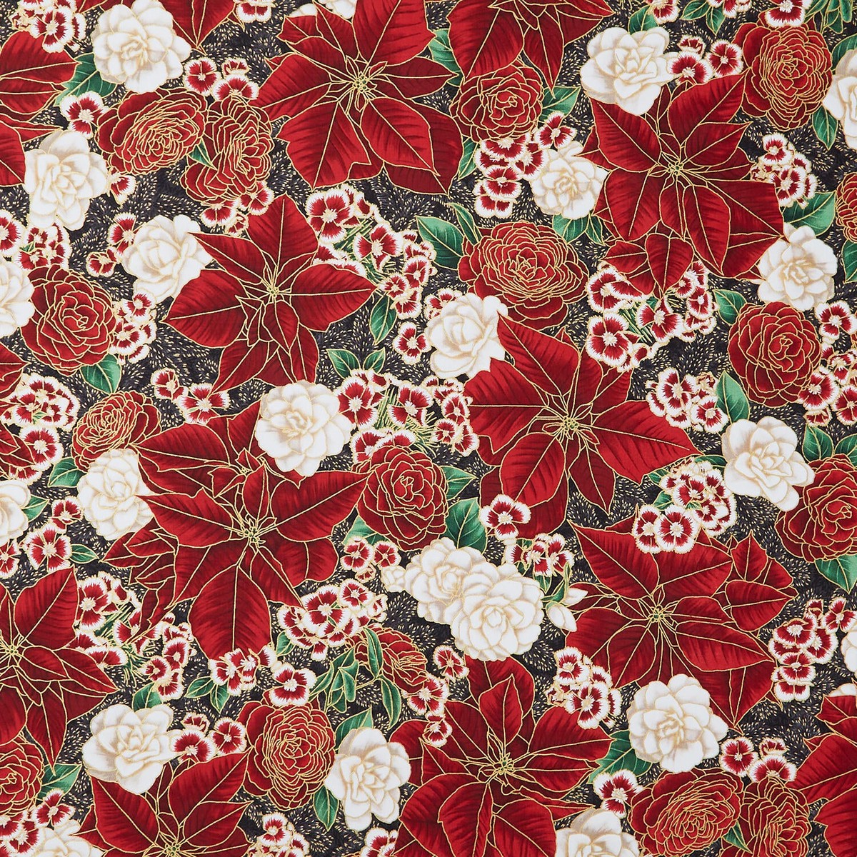 holiday-flourish-peppermint-twist-flowers-black-metallic-yardage