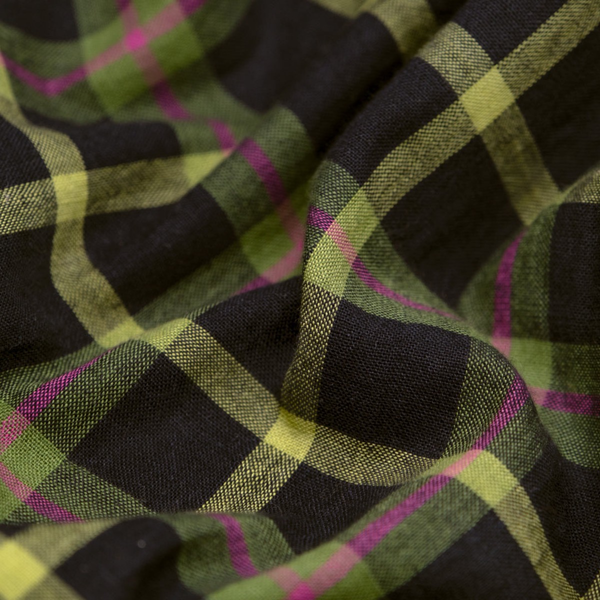 plaid-handwoven-cotton-black-key-lime-pink