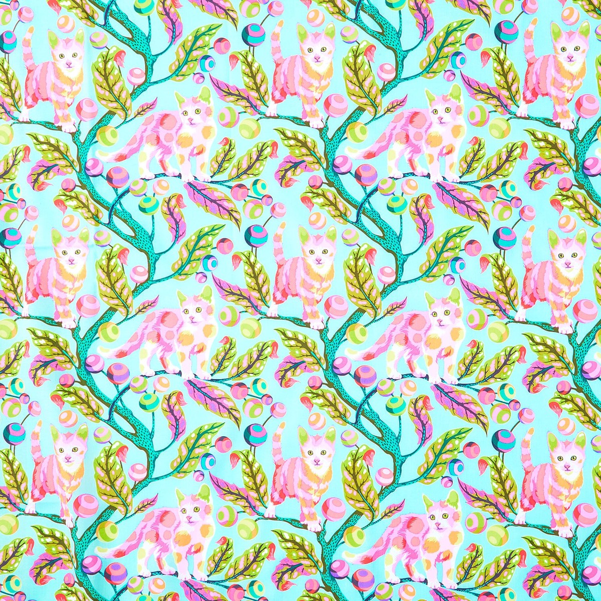 tabby-road-disco-kitty-technomint-yardage