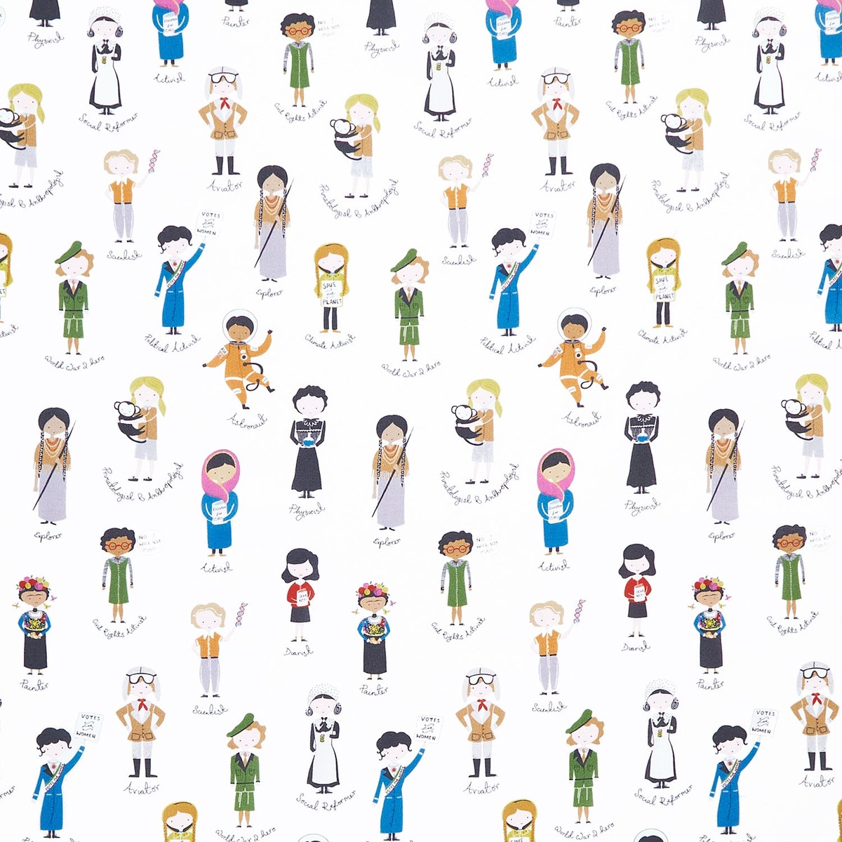 novelty-remarkable-women-white-yardage
