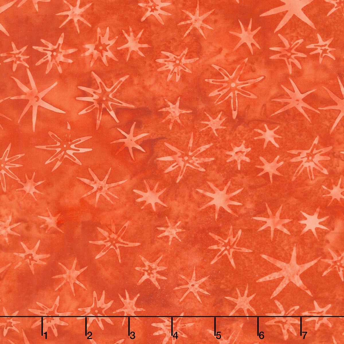 starry-seas-batiks-sea-stars-orange-flame-yardage