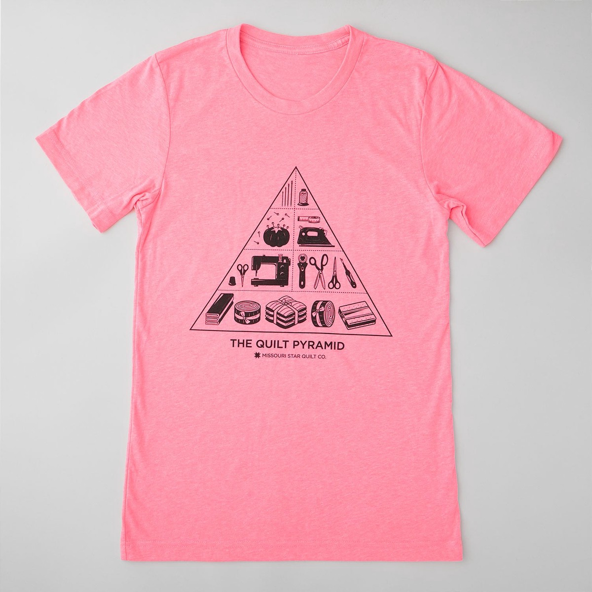 missouri-star-food-pyramid-t-shirt-heather-neon-pink-xl