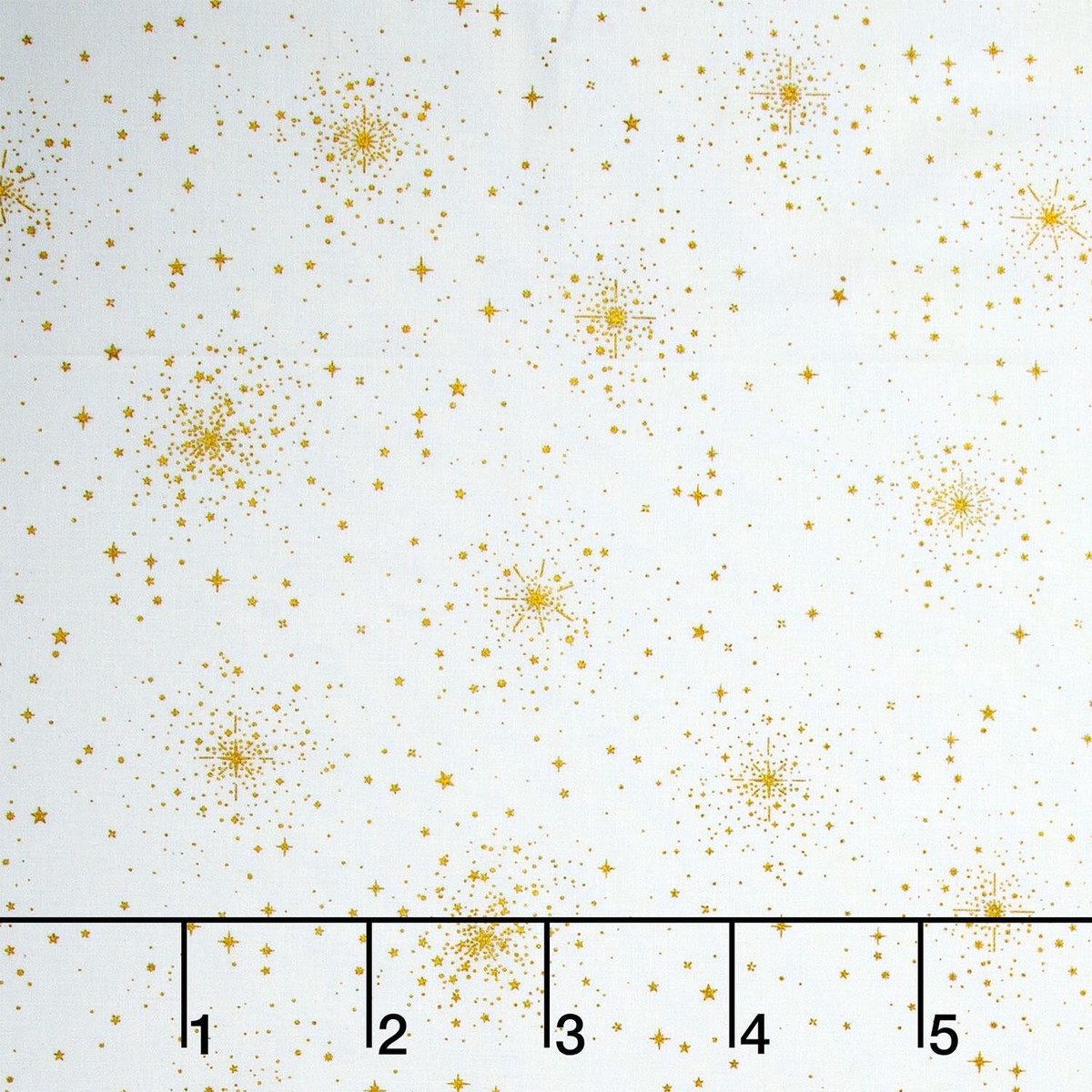 good-tidings-christmas-star-cream-metallic-yardage