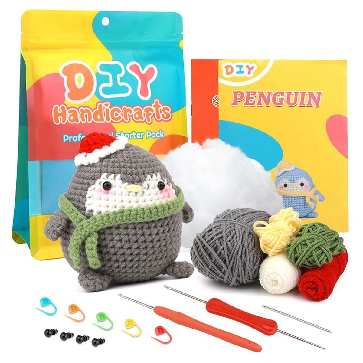 beginners-crochet-knitting-kit-winter-penguin