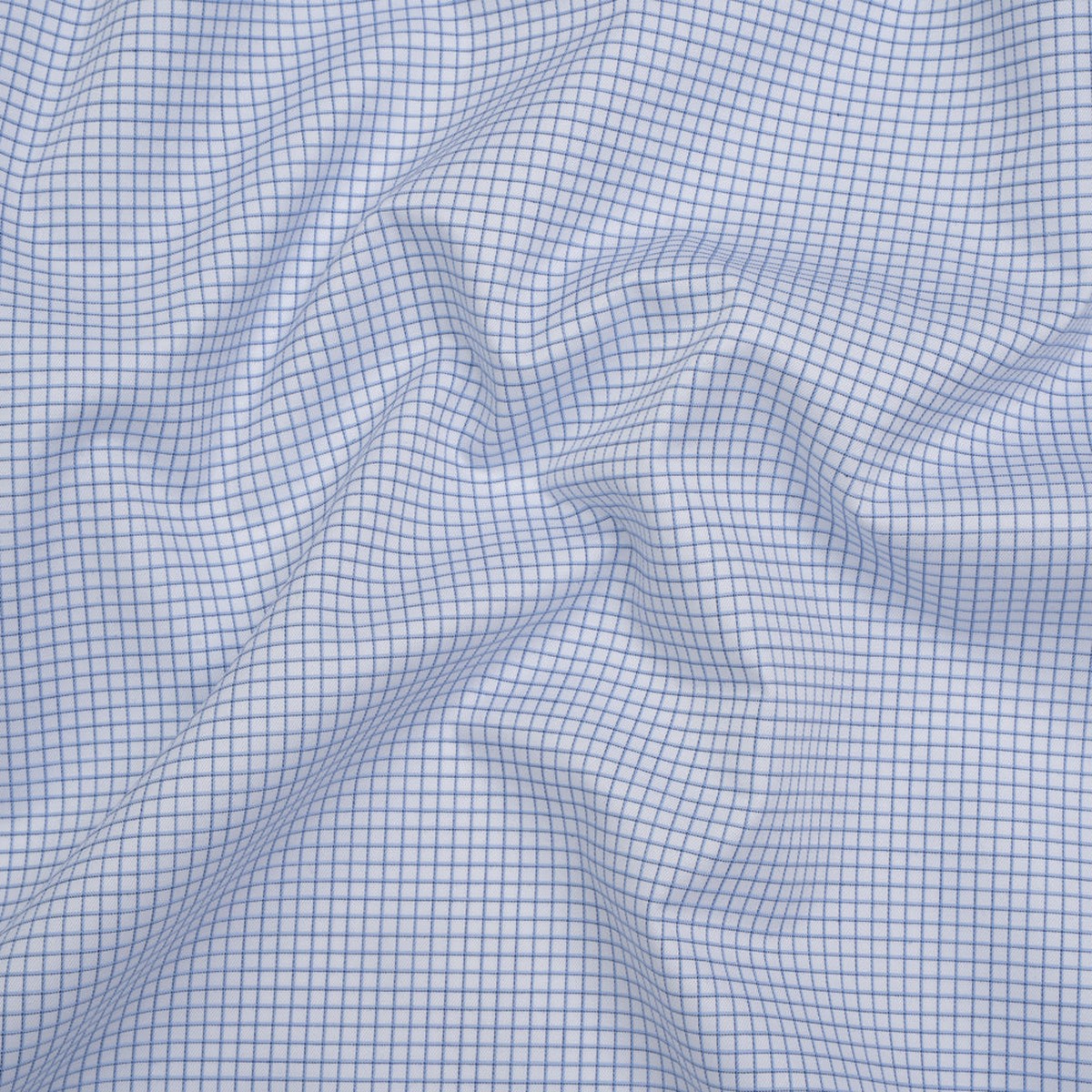cotton-twill-shirting-blue-and-white-graph-paper-checks-deadstock