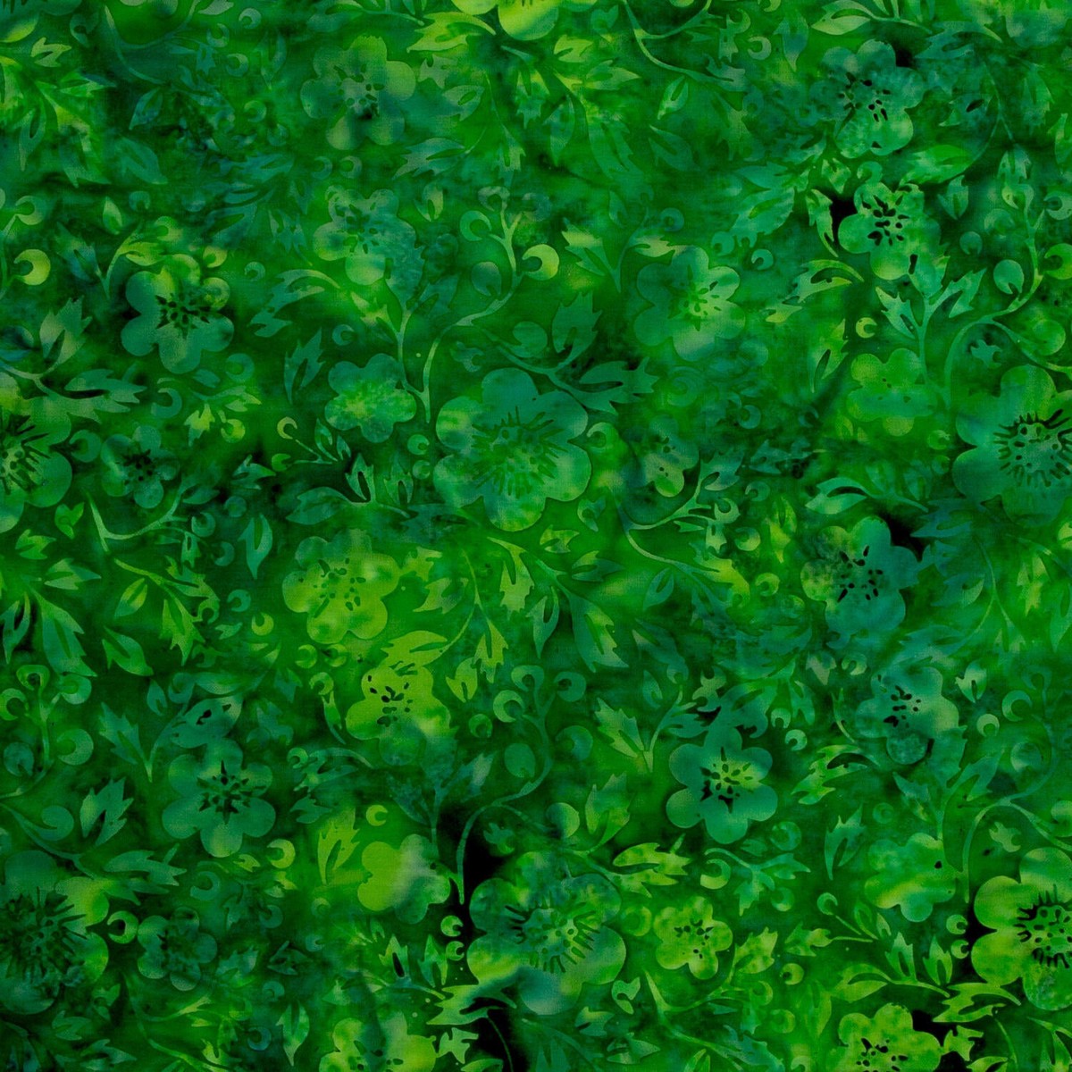 springtime-bouquet-batiks-flowers-and-leaves-green-frog-yardage