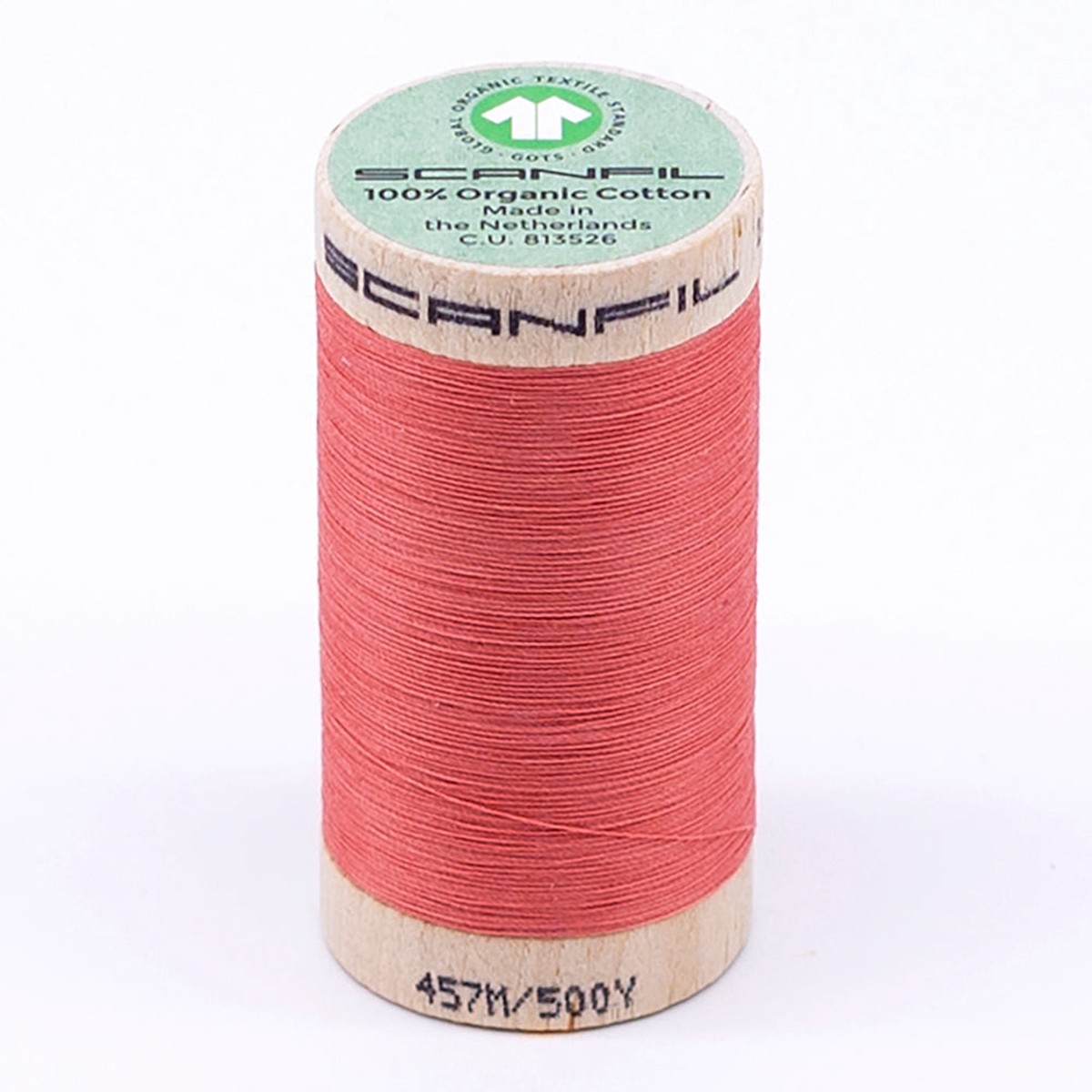 scanfil-50wt-organic-pima-cotton-thread-500-yds-4807-burnt-coral