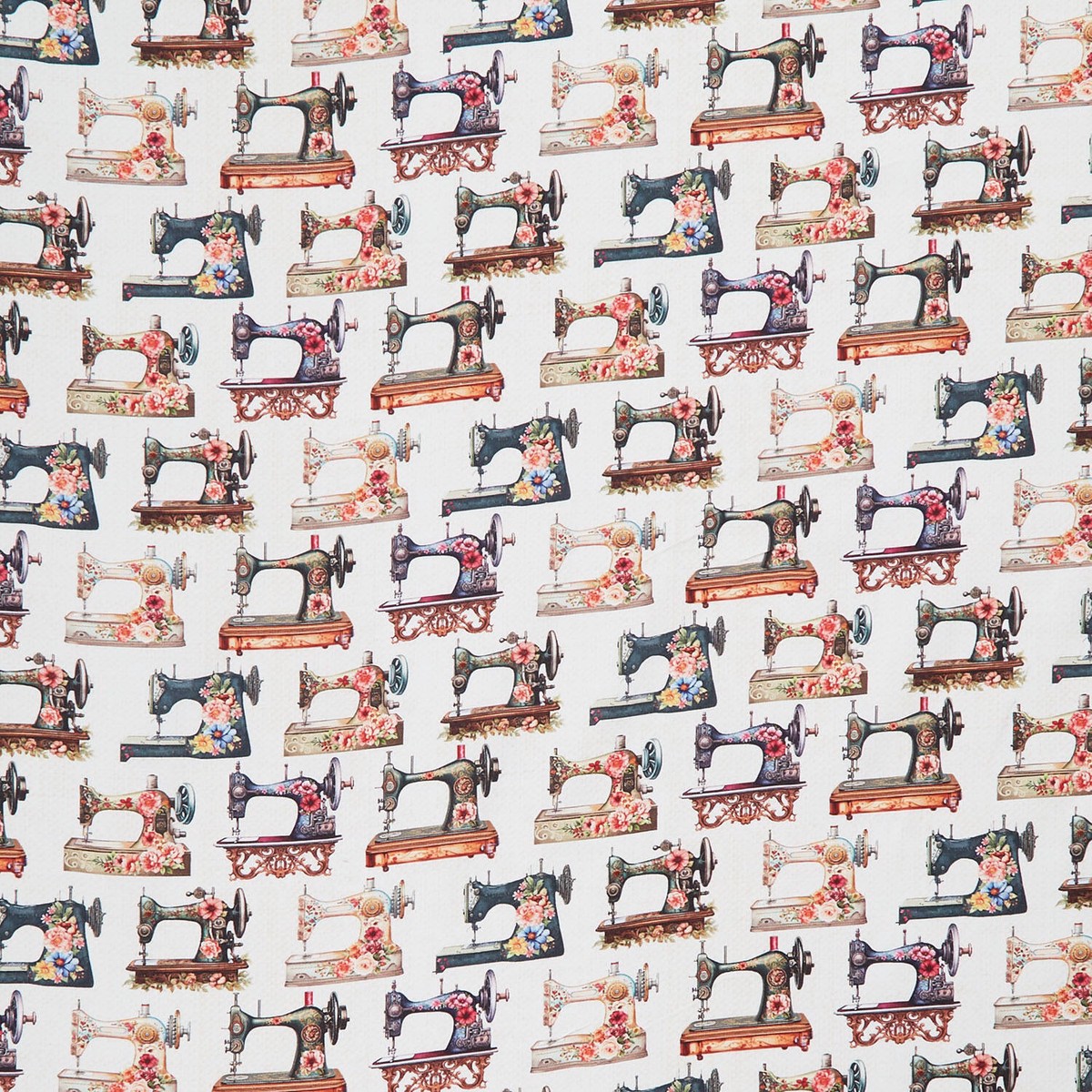 happy-place-floral-sewing-machines-ecru-yardage