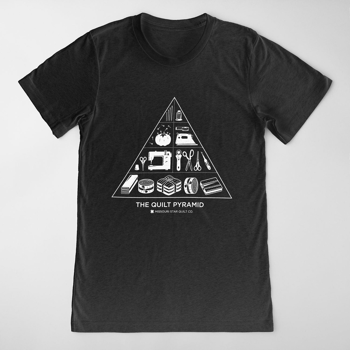 missouri-star-food-pyramid-t-shirt-heather-black-4xl