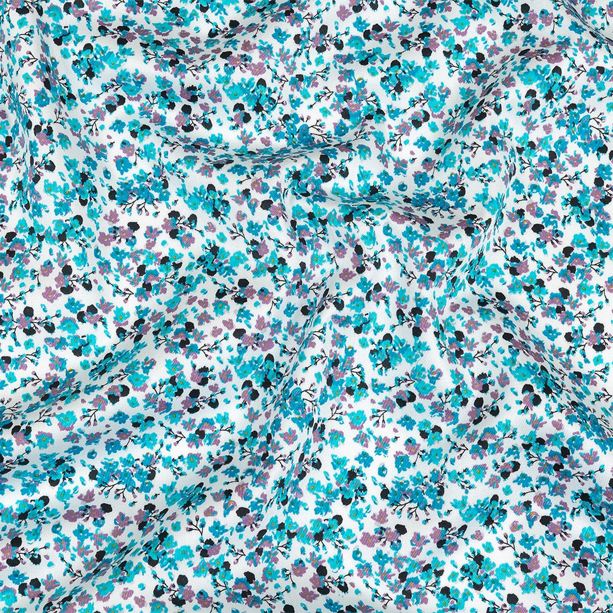 turquoise-lilac-and-white-tiny-flowers-cotton-shirting