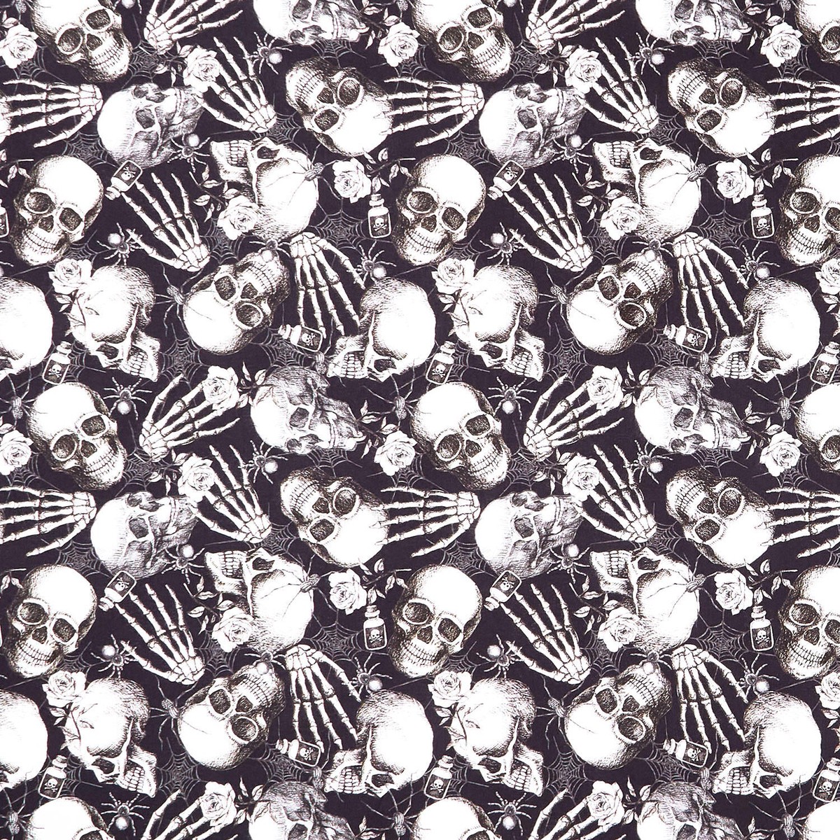 fear-factory-skull-and-hand-toss-black-yardage