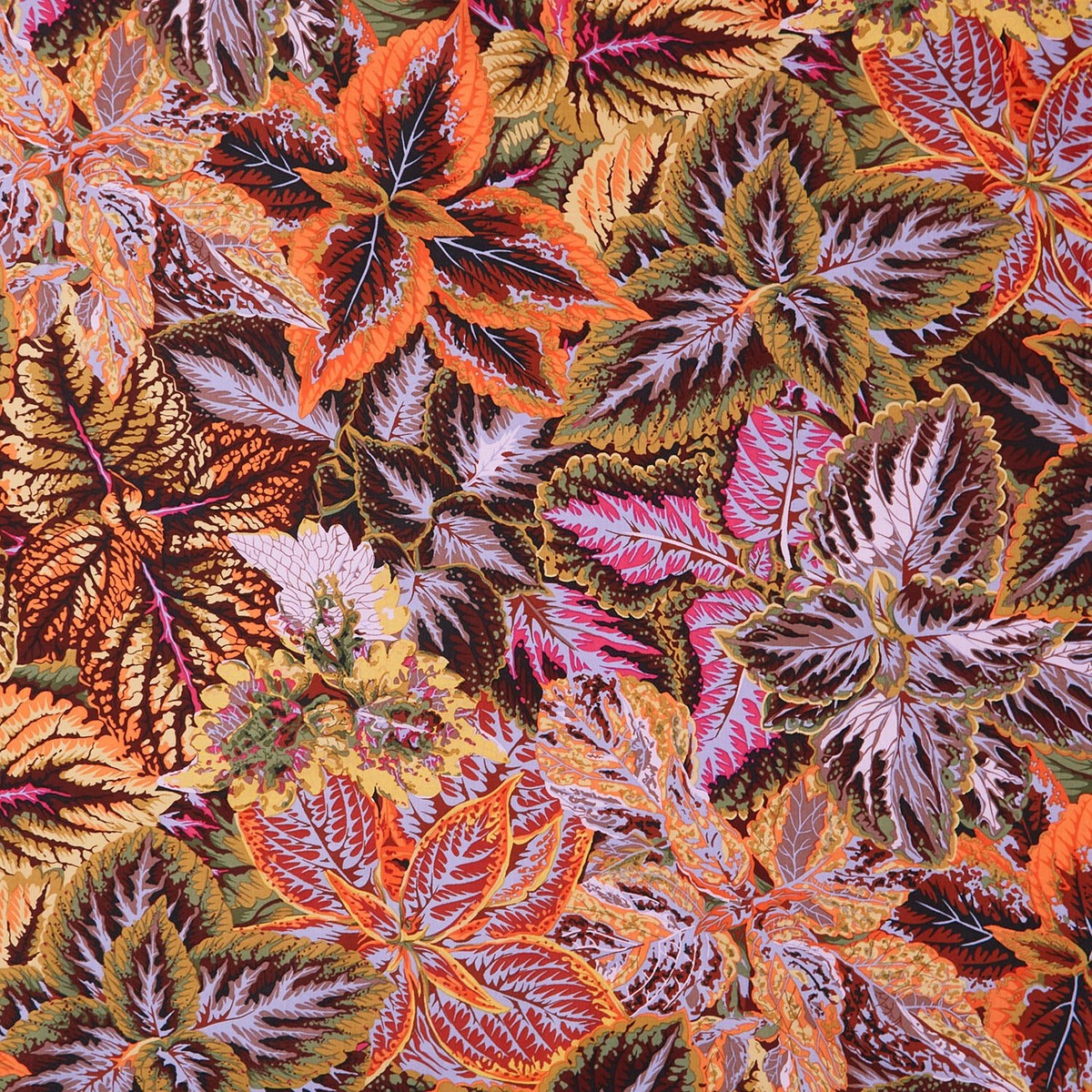 kaffe-fassett-collective-august-2025-bold-leaves-brown-yardage