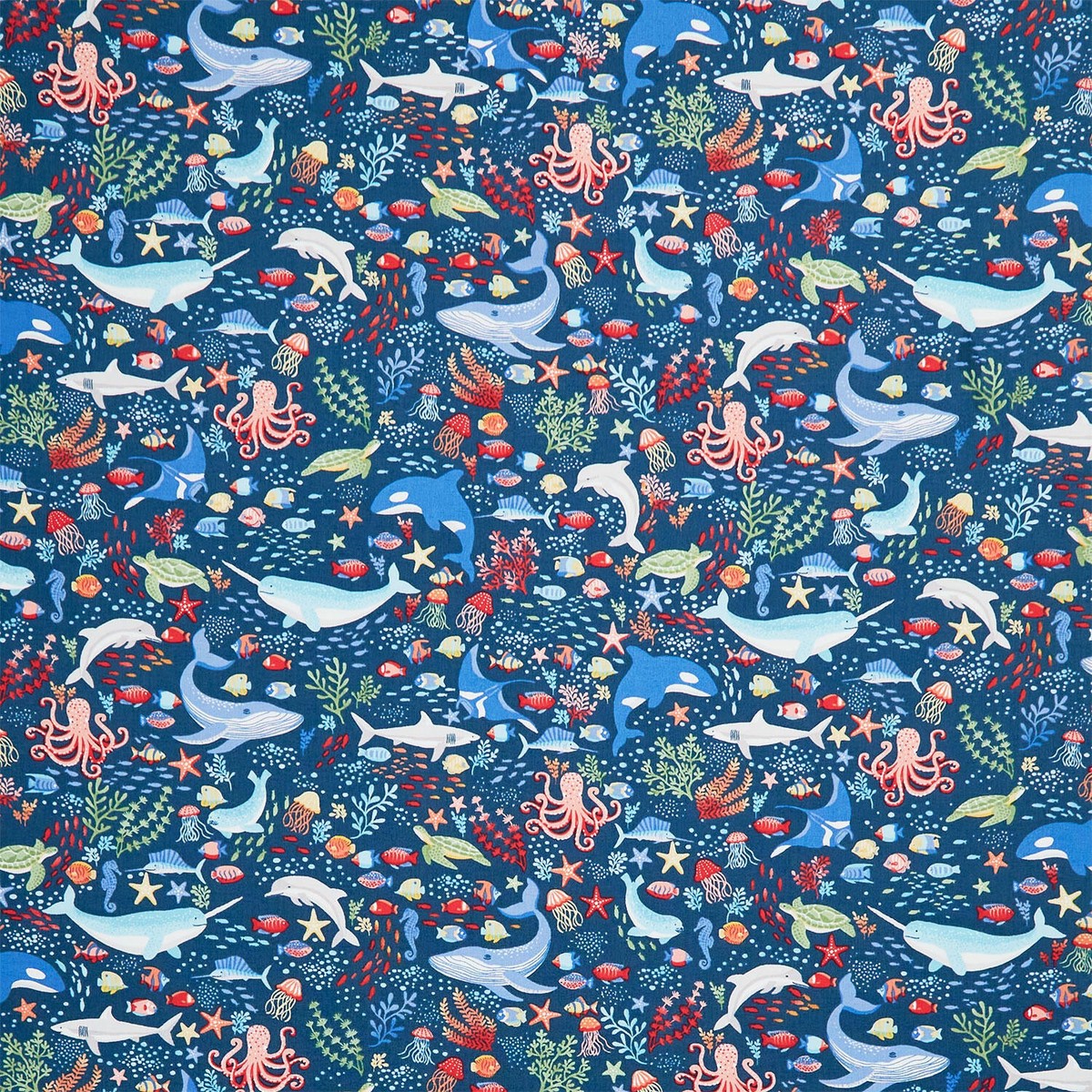 deep-blue-sea-creatures-dark-blue-yardage