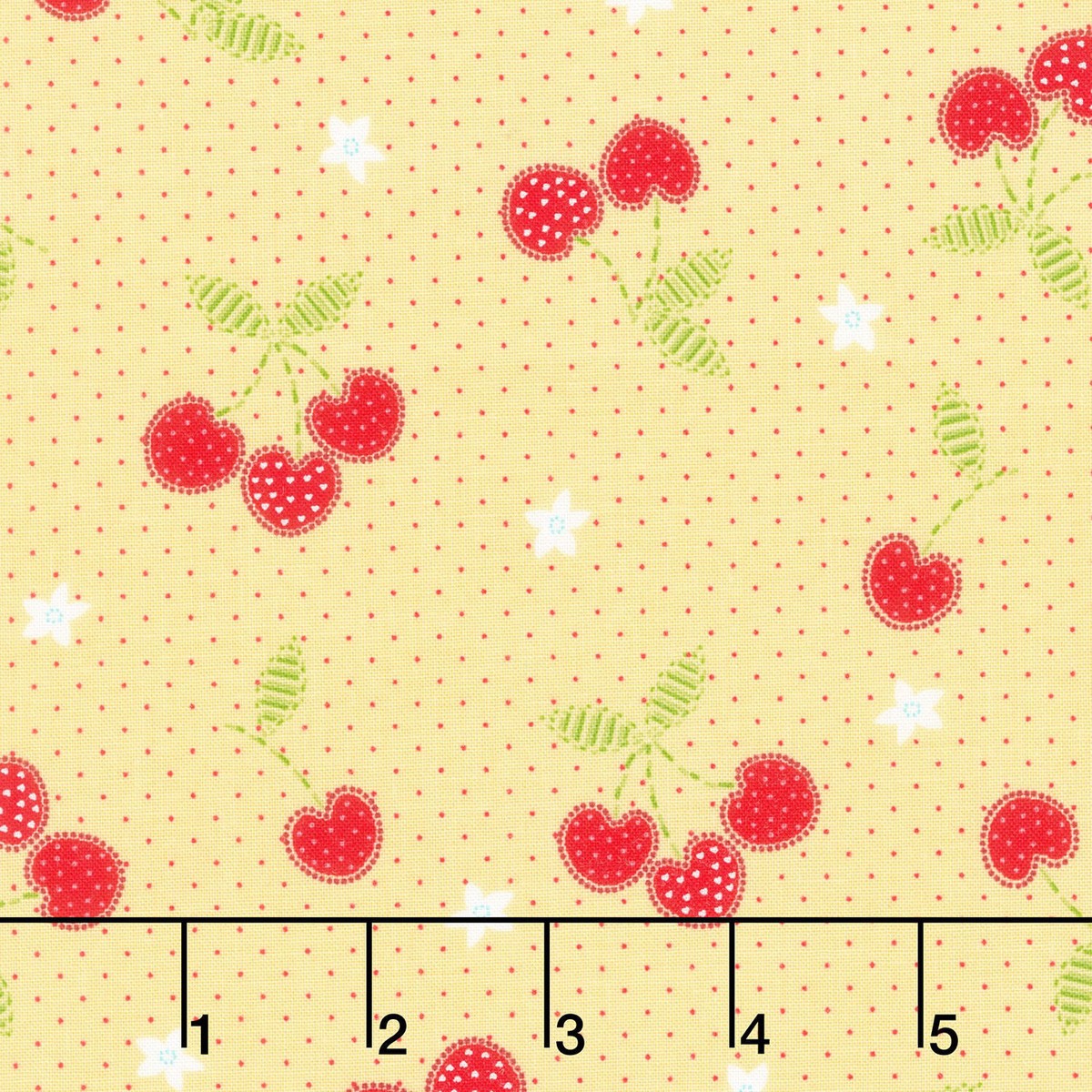 jubilee-all-over-cherries-yellow-yardage