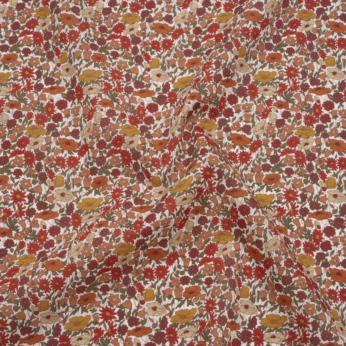 liberty-fabrics-tana-lawn-poppy-forest-red-burgundy-dark-red-orange-and-olive-green-floral-meadow