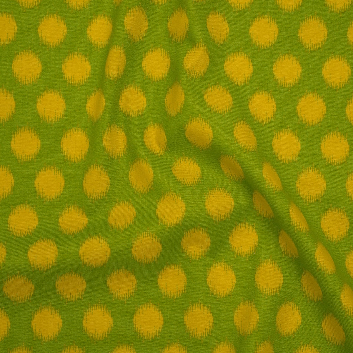 printed-quilting-cotton-by-heather-bailey-for-figo-studio-green-top-dot-ikat-polka-dots-pop-sugar-collection