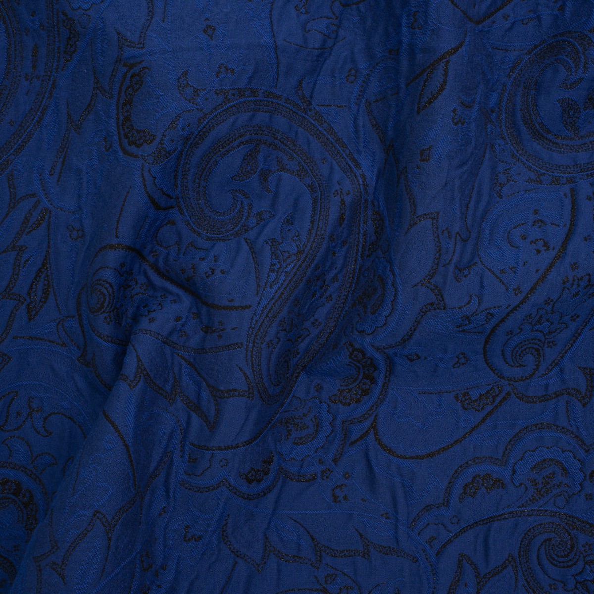 metallic-cotton-and-polyester-brocade-dark-blue-and-black-paisley-designer-deadstock