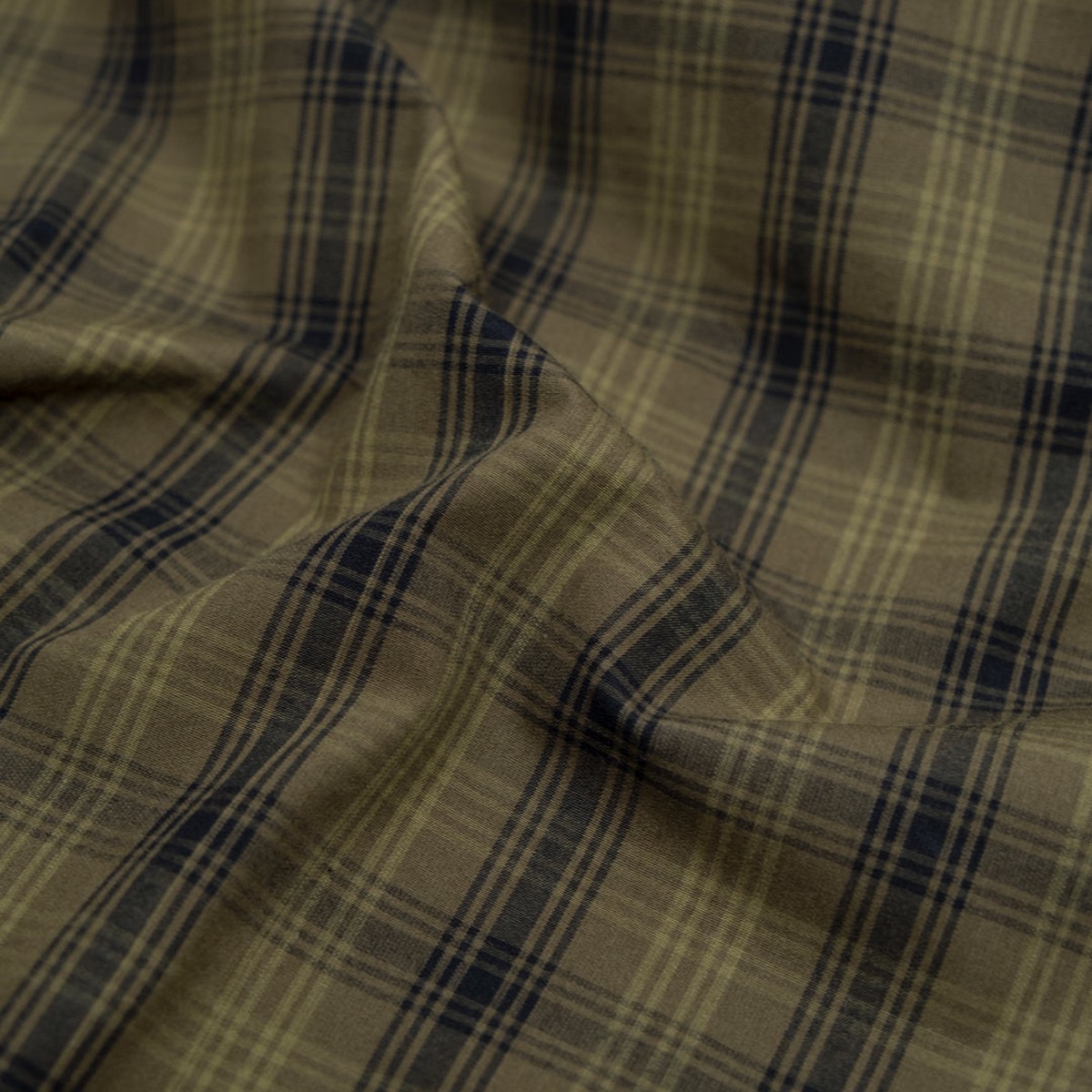 mirage-plaid-cotton-shirting-khaki-black