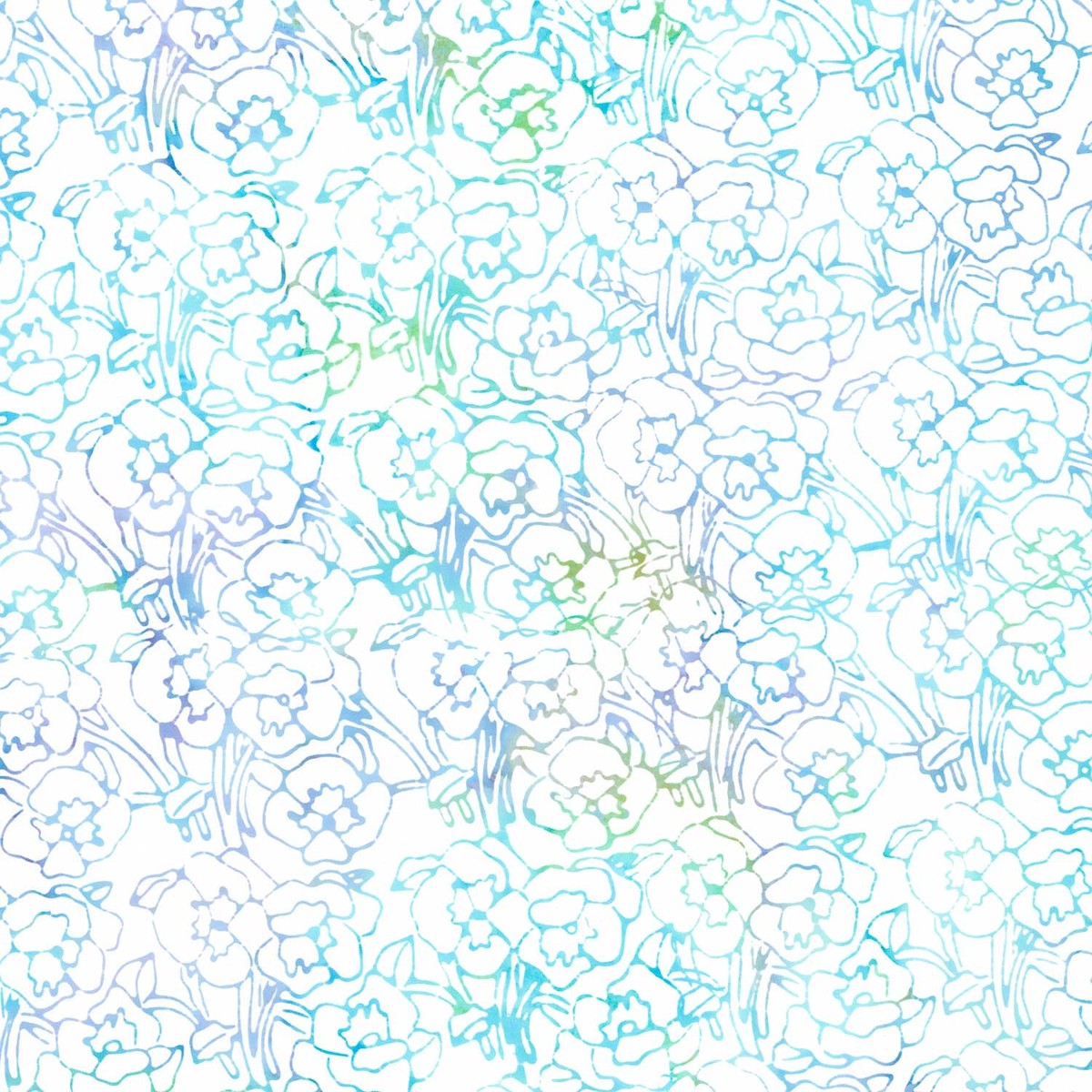 floral-fun-batiks-pansy-white-yardage