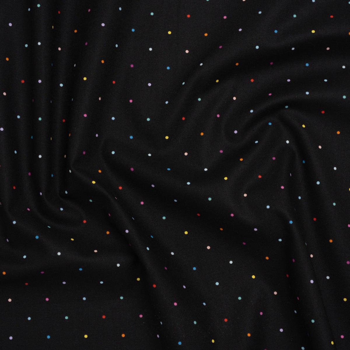 printed-quilting-cotton-by-ghazal-razavi-for-figo-studio-black-and-rainbow-ditsy-dots-dusk-collection