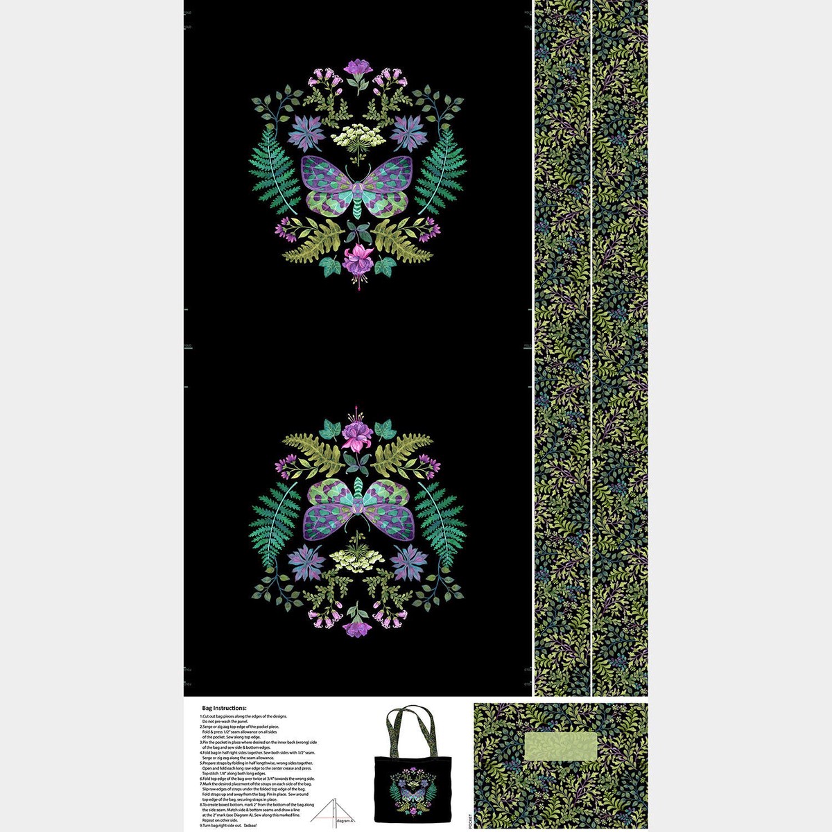 nightshade-floral-butterfly-black-multi-tote-panel