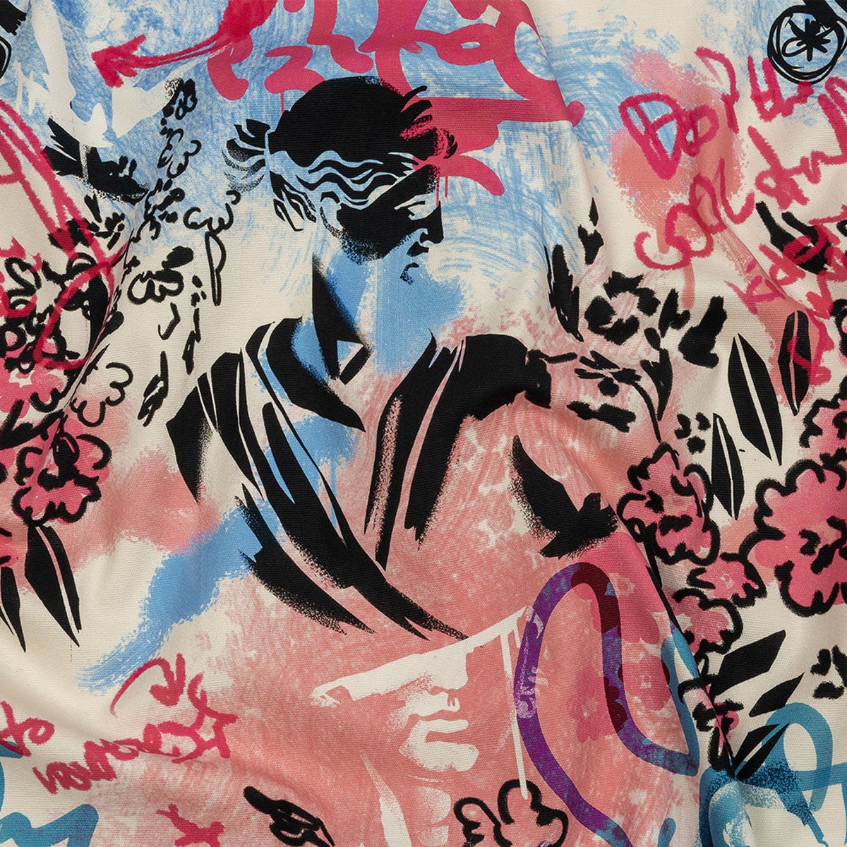 stretch-cotton-canvas-print-blue-pink-and-white-graffiti-mood-exclusive-graffiti-lane