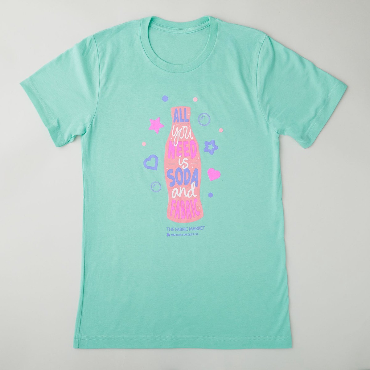 missouri-star-all-you-need-is-soda-and-fabric-t-shirt-heather-mint-s