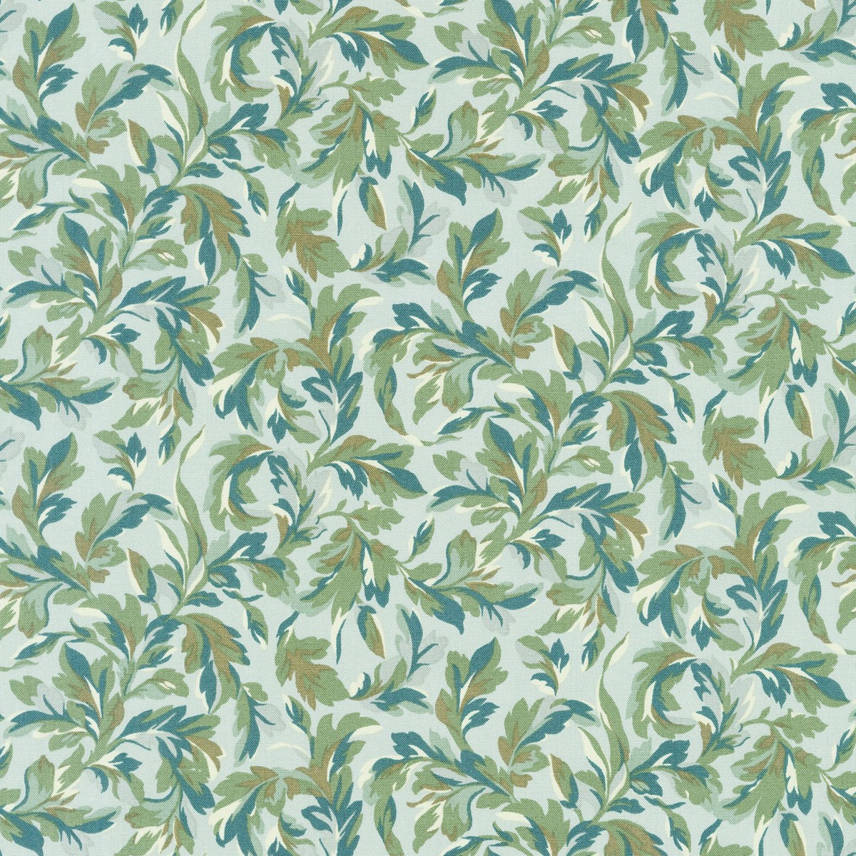 willoughby-leaves-blue-yardage