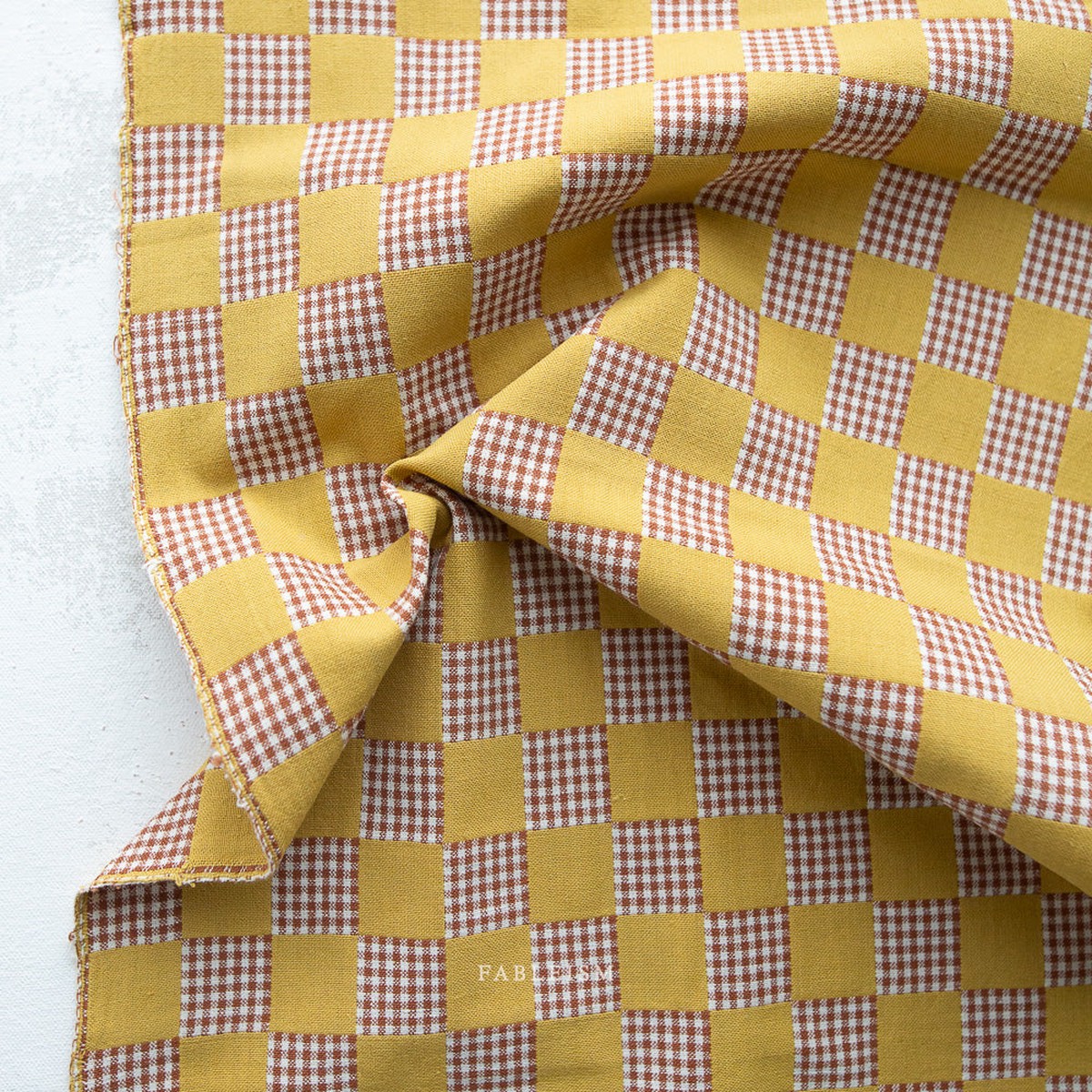 checkers-cotton-golden